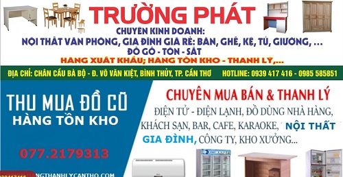 Bàn ghế cũ ở cần thơ