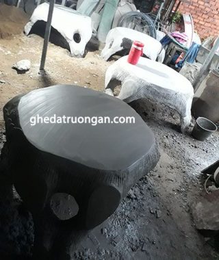 Bàn ghế giả gỗ ngoài trời