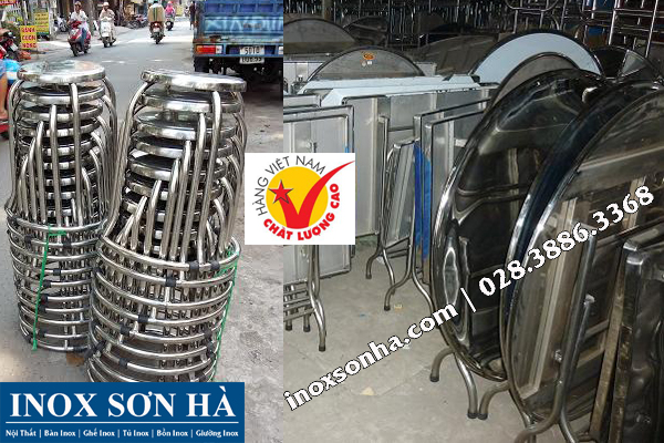 Bàn ghế inox giá rẻ tphcm