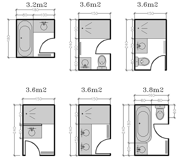 Bản vẽ nhà vệ sinh đẹp