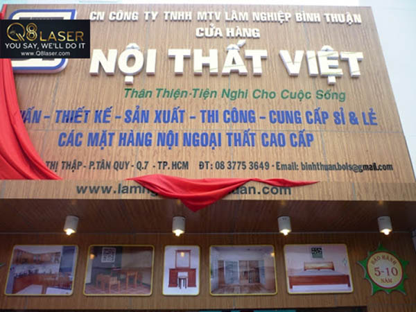 Biển quảng cáo nội thất