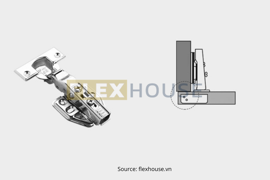 Các loại bản lề tủ bếp