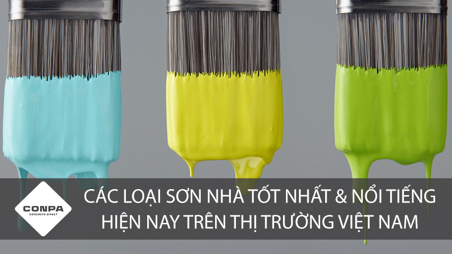 Các loại sơn tường hiện nay