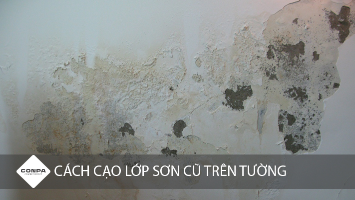 Cách loại bỏ lớp sơn cũ trên tường