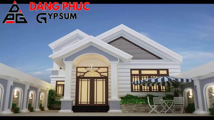 Cách phối màu sơn mặt tiền nhà cấp 4 đẹp