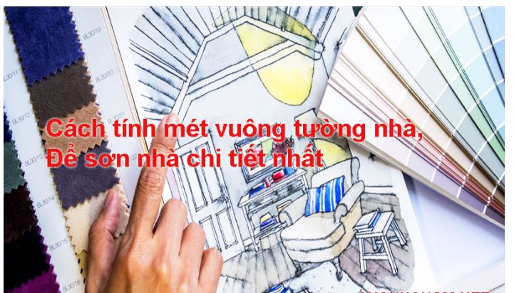 Cách tính sơn tường nhà