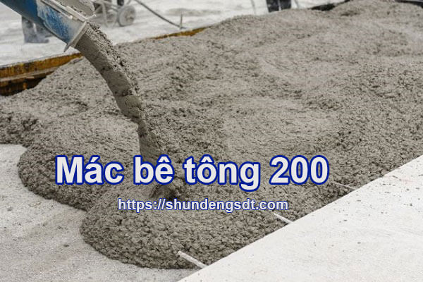 Cấp phối be tông mác 200 xi măng pcb40