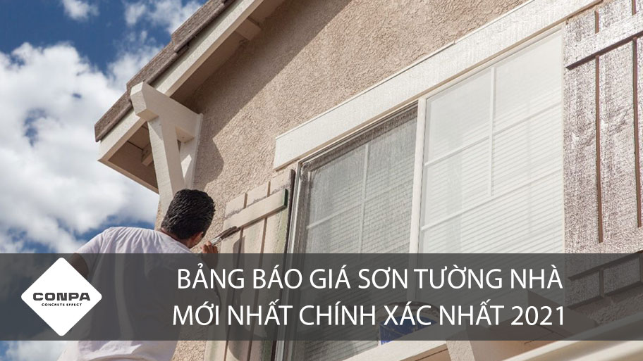 đơn giá sơn nước