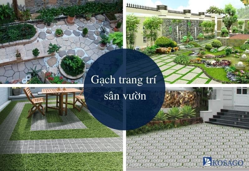 Gạch đá trang trí sân vườn