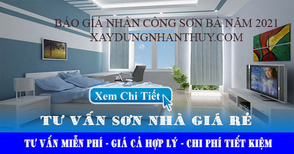 Giá nhân công sơn nước