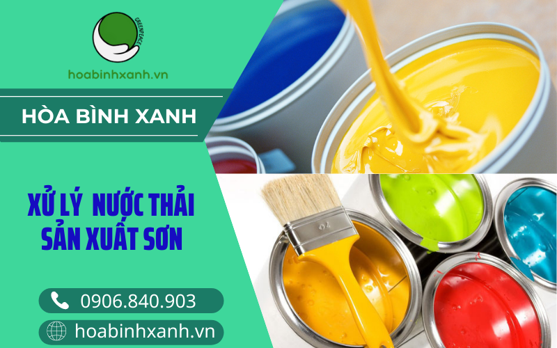 Hệ thống xử lý nước cho ngành sơn