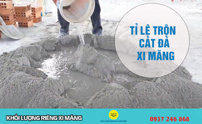 Khối lượng riêng của xi măng