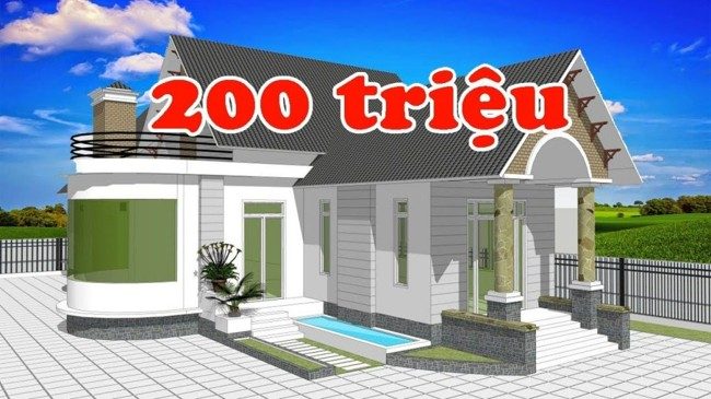 Mẫu nhà cấp 4 đẹp 2020