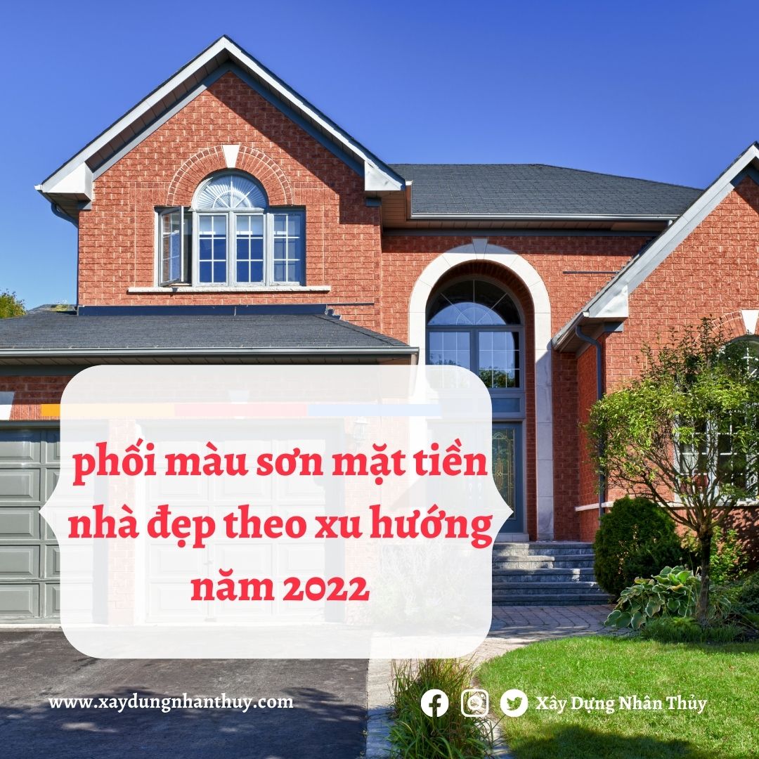 Màu sơn mặt tiền nhà đẹp 2020