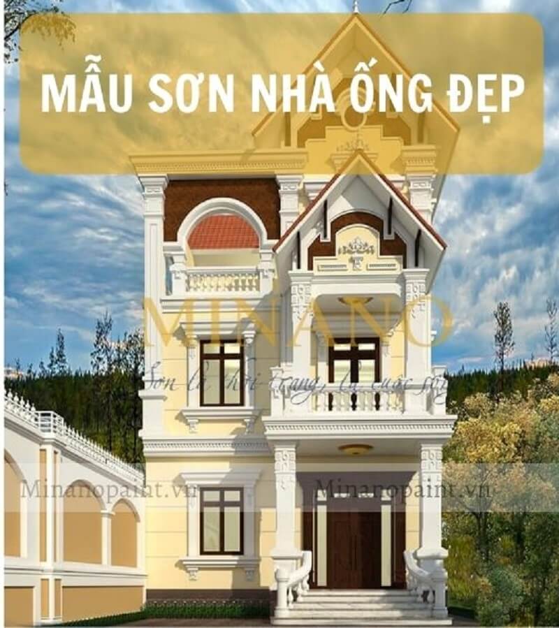 Mẫu sơn nhà ống đẹp