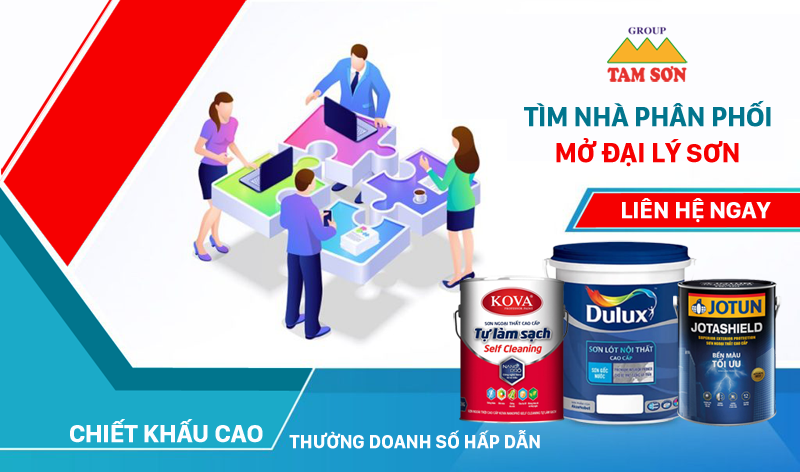 Mở đại lý sơn nước