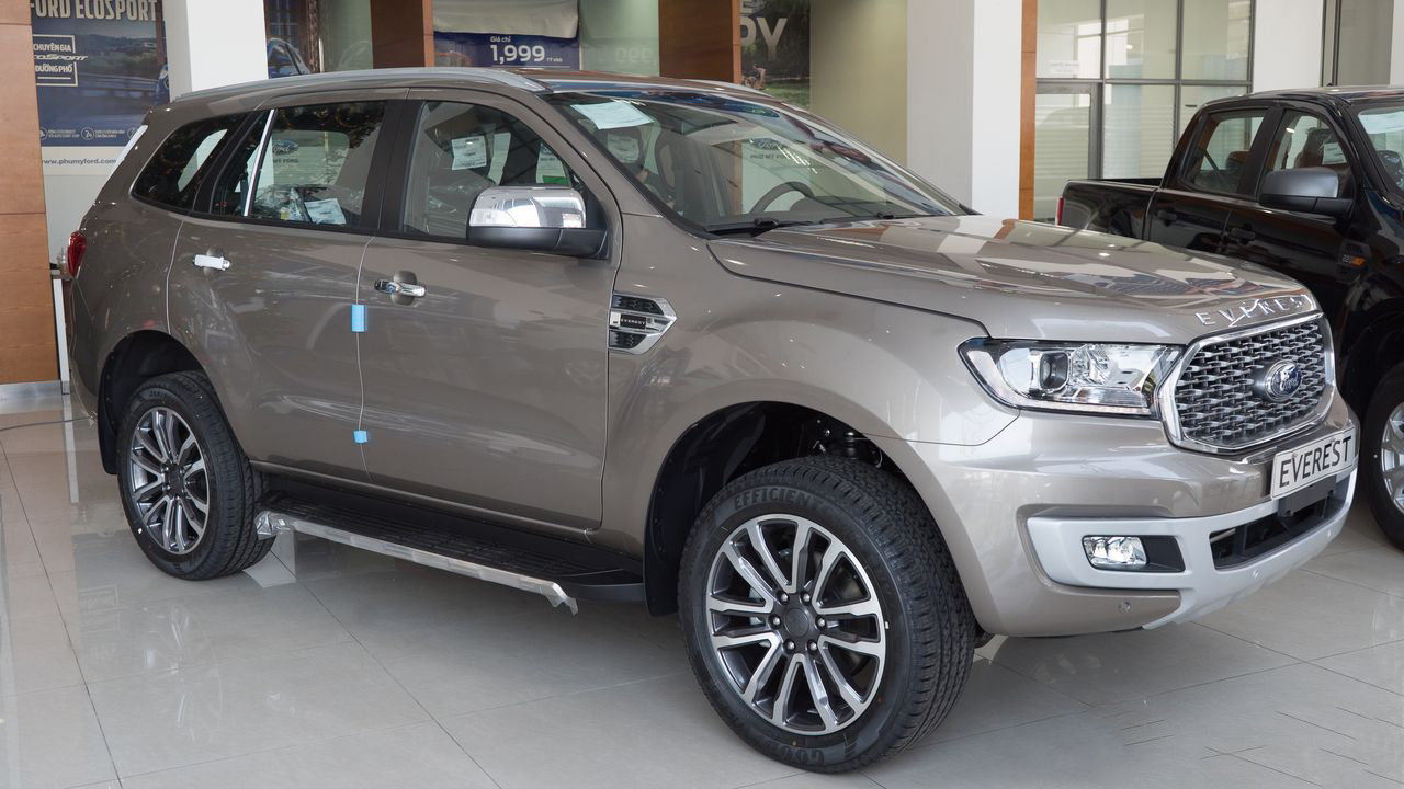 Nội thất ford everest 2021