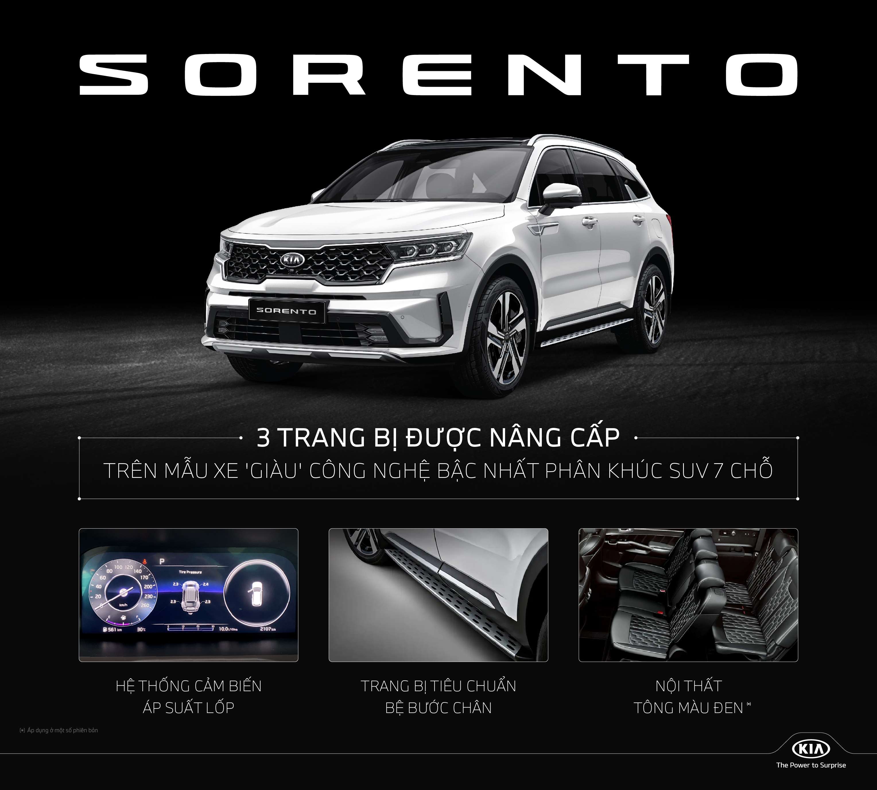 Nội thất xe kia sorento 2021