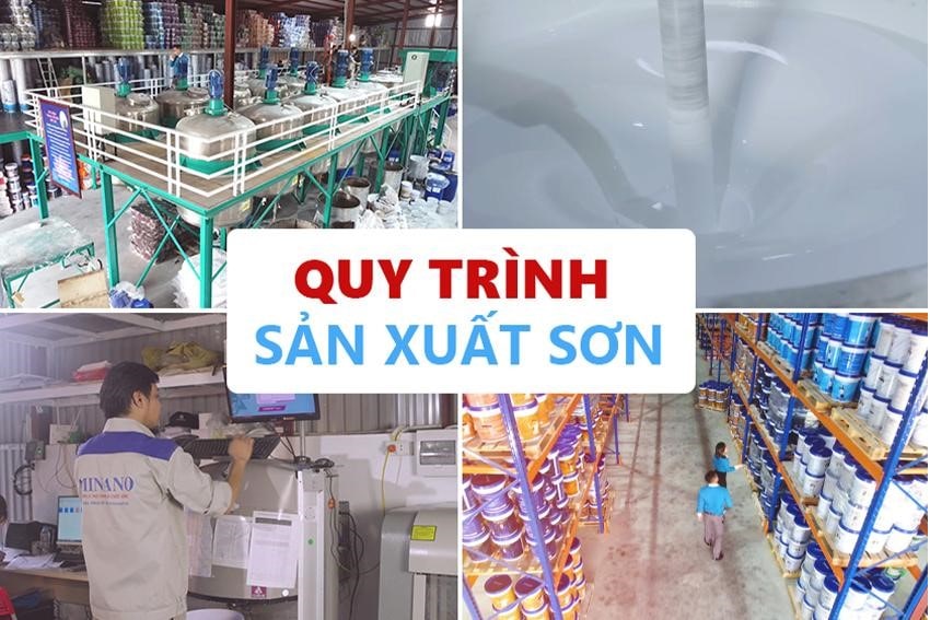 Quy trình sản xuất sơn nước