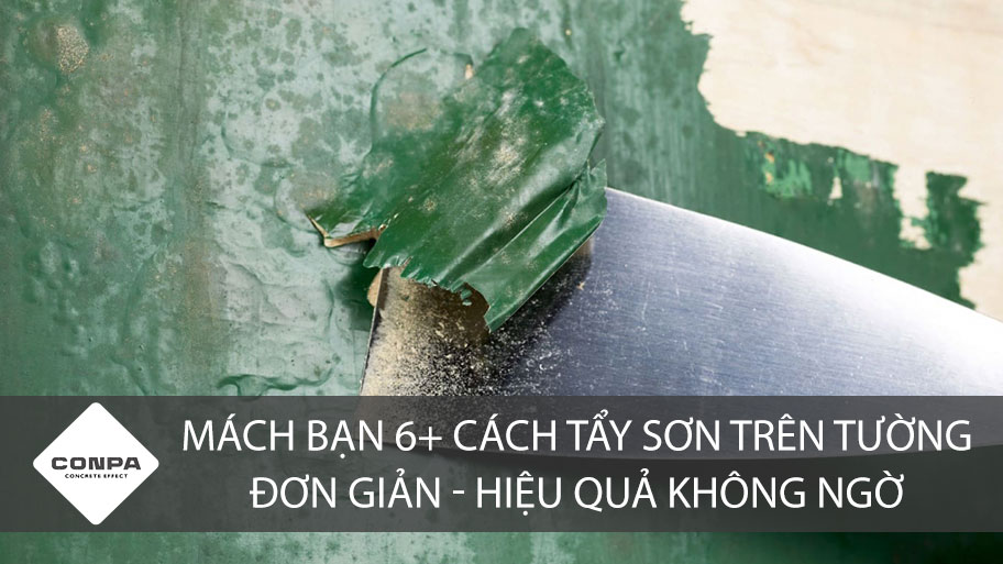 Tẩy sơn tường nhà