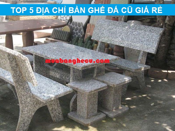 Thanh lý bàn ghế đá ngoài trời