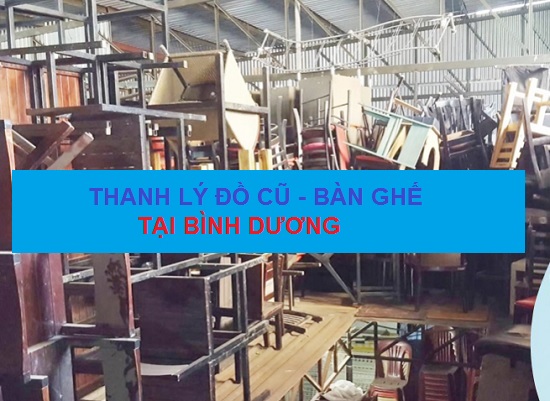 Thanh lý bàn ghế tại bình dương