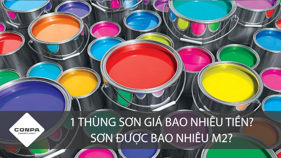 Thùng sơn nước giá bao nhiêu